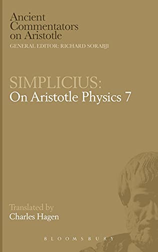 Imagen de archivo de Simplicius: On Aristotle Physics 7 a la venta por PsychoBabel & Skoob Books
