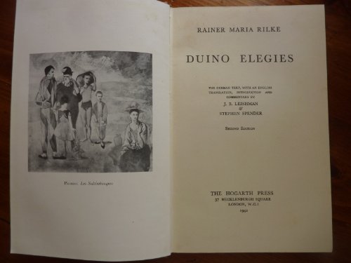 Duino Elegies (9780715627297) by Rilke, Rainer Maria, And Leishman, J. B., And Spender, Stephen