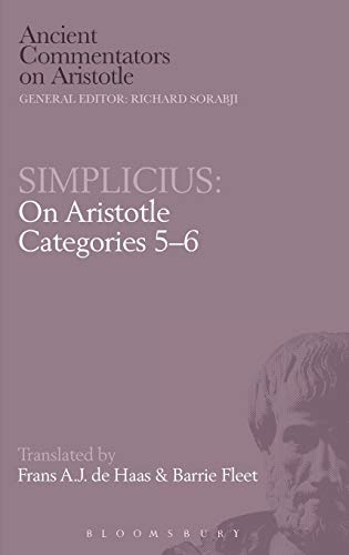 Stock image for Simplicius On Aristotle Categories 56 Ancient Commentators on Aristotle for sale by PBShop.store US