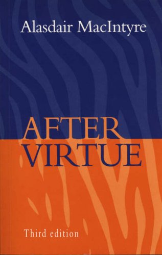 After virtue: a study in moral theory (9780715636404) by Alasdair MacIntyre