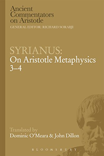 9780715636657: Syrianus: On Aristotle Metaphysics 3-4