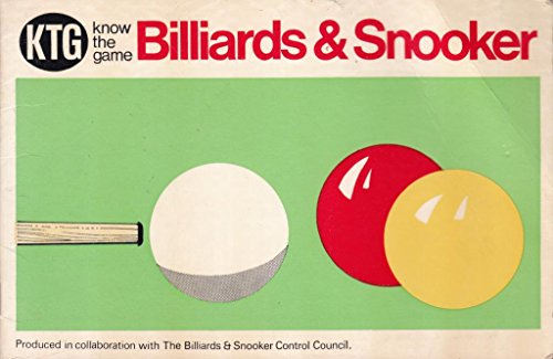 9780715801062: Billiards and Snooker (Know the Game)