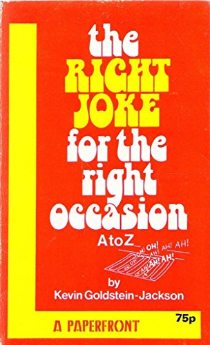 9780716005841: Right Joke for the Right Occasion (Paperfronts S.)