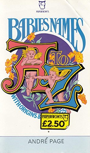 Imagen de archivo de 'BABIES' NAMES, A-Z (PAPERFRONTS S.)' a la venta por SecondSale