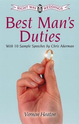 Beispielbild fr Best Man's Duties (Right way weddings) zum Verkauf von medimops