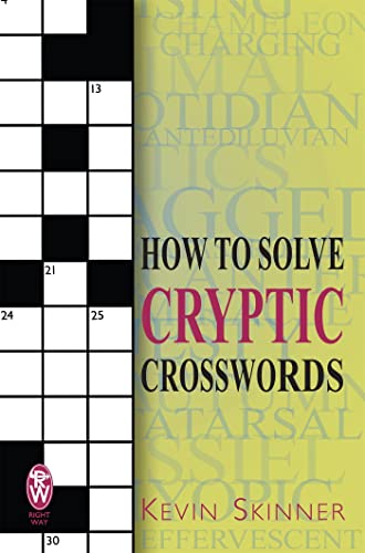 Stock image for How to Solve Cryptic Crosswords for sale by Blackwell's