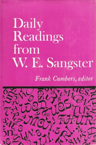 Beispielbild fr Daily Readings from W.E.Sangster zum Verkauf von WorldofBooks