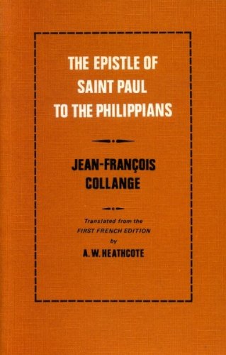Stock image for Epistle of Saint Paul to the Philippians for sale by Hippo Books