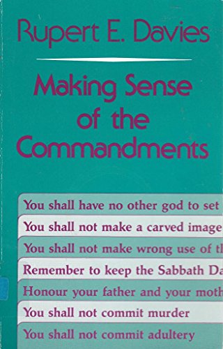 Beispielbild fr Making Sense of the Commandments zum Verkauf von Better World Books