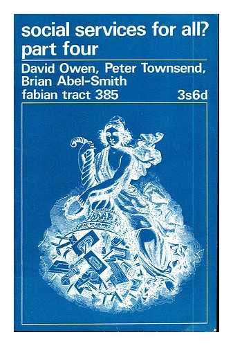 Imagen de archivo de Social services for all?: In 4 parts (Fabian tracts, 385) a la venta por Stephen White Books