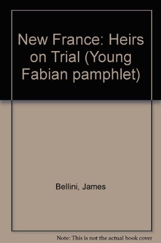 Imagen de archivo de THE NEW FRANCE: Heirs on Trial (Fabian 21) a la venta por Stephen Dadd