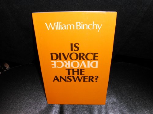 Beispielbild fr Is Divorce the Answer? zum Verkauf von Kennys Bookstore