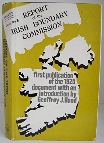 Imagen de archivo de Report of the Irish Boundary Commission 1925 a la venta por Better World Books