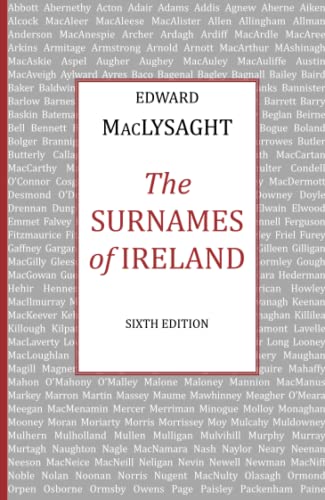 Stock image for The Surnames of Ireland for sale by Better World Books: West