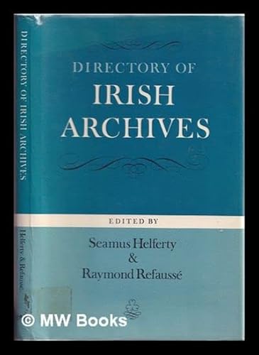 Beispielbild fr DIRECTORY OF IRISH ARCHIVES zum Verkauf von Terra Firma Books