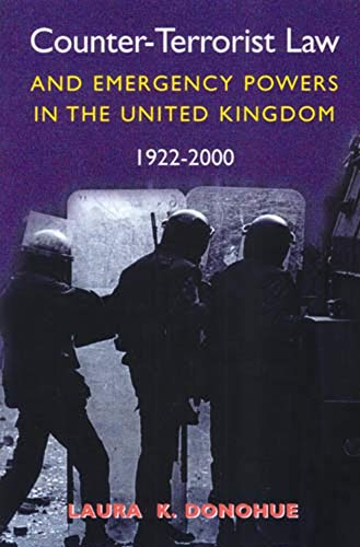 9780716529200: Counter-terrorist Law and Emergency Powers in the United Kingdom, 1922-2000