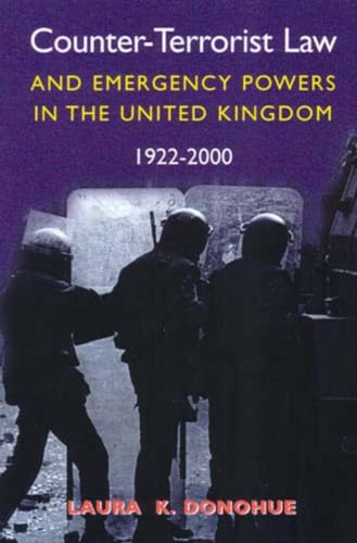 Stock image for Counter-Terrorist Law and Emergency Powers in the United Kingdom, 1922-2000 for sale by Redux Books