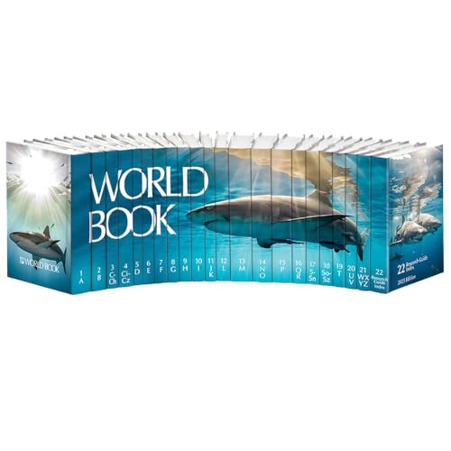 Stock image for The World Book Encyclopedia 2023 - Hardcover 22 Volume Set - Over 17,000 Articles for sale by GoldBooks