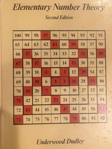 Beispielbild fr Elementary Number Theory zum Verkauf von ThriftBooks-Atlanta