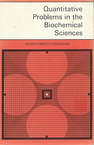 Beispielbild fr Quantitative Problems in the Biochemical Sciences zum Verkauf von Better World Books