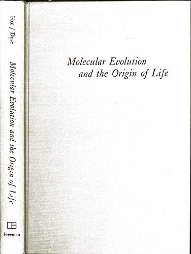 Stock image for Molecular Evolution and the Origin of Life for sale by Better World Books