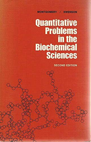 Imagen de archivo de Quantitative Problems in the Biochemical Sciences. a la venta por Black Cat Hill Books