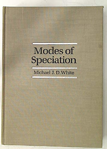 Beispielbild fr Modes of Speciation zum Verkauf von COLLINS BOOKS