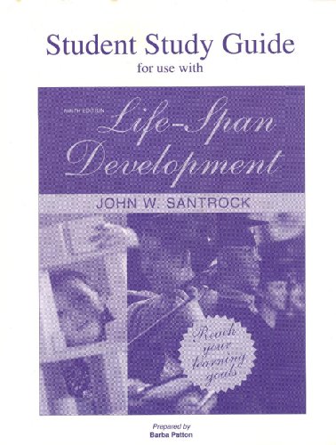 The Developing Person Through the Life Span Study Guide (9780716703150) by Straub, Richard O.