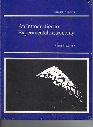 9780716703471: Introduction to Experimental Astronomy