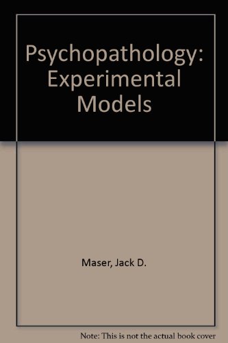 Imagen de archivo de Psychopathology: Experimental Models (A Series of Books in Psychology) a la venta por Wonder Book