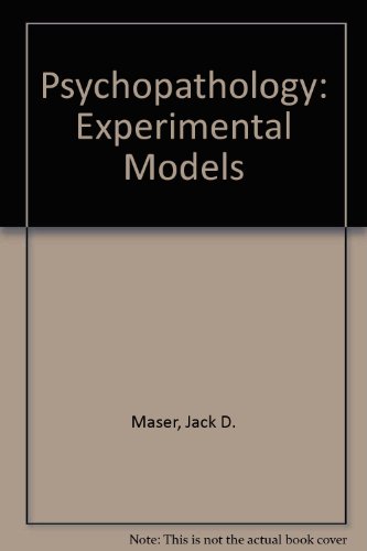 Stock image for Psychopathology: Experimental Models (A Series of Books in Psychology) for sale by Wonder Book