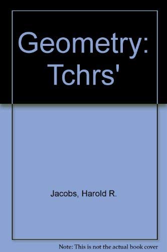 9780716704607: Tchrs' (Geometry)