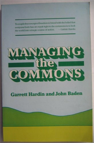 Imagen de archivo de Managing the Commons a la venta por Wonder Book
