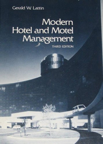 Imagen de archivo de Modern hotel and motel management a la venta por HPB-Red