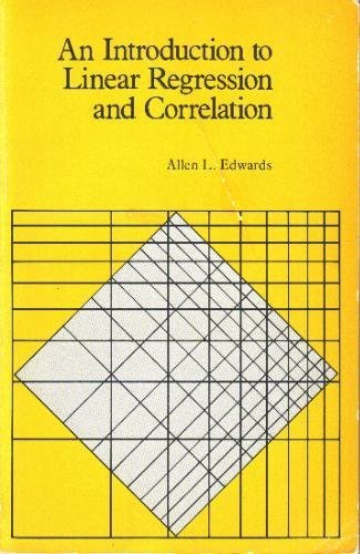 9780716705611: An introduction to linear regression and correlation (A Series of books in psychology)