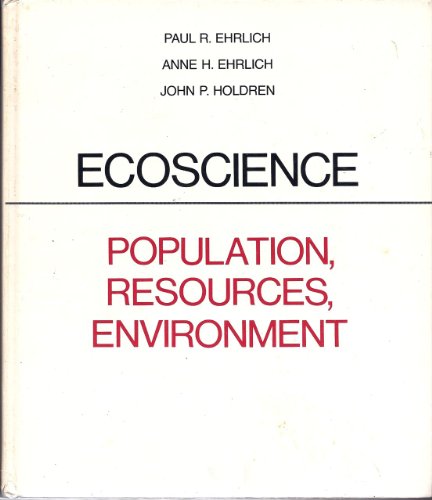 9780716705673: Ecoscience: Population, Resources, Environment