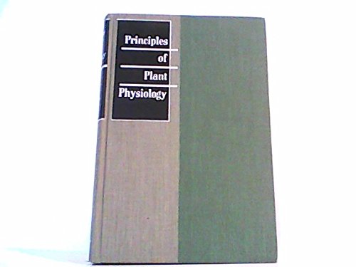 Imagen de archivo de Principles of Plant Physiology, (Books in Biology) a la venta por Irish Booksellers