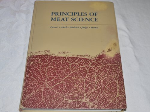 Stock image for Principles of meat science (A Series of books in food and nutrition) for sale by GoldenWavesOfBooks