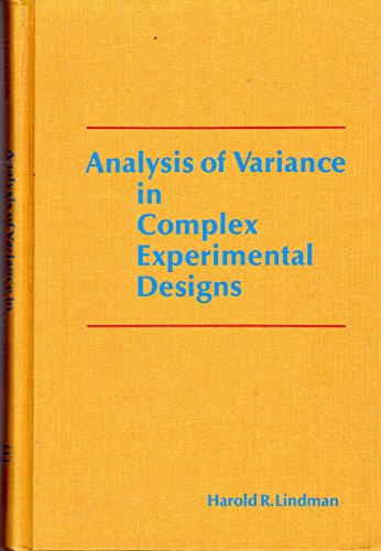 9780716707745: Analysis of variance in complex experimental designs