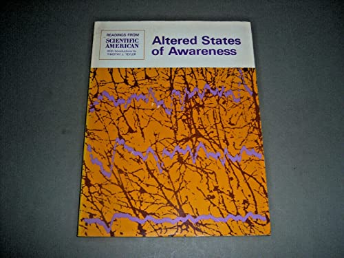 Beispielbild fr Altered States of Awareness: Readings from Scientific American zum Verkauf von Wonder Book