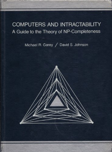 9780716710448: Computers and Intractability: A Guide to the Theory of NP-completeness