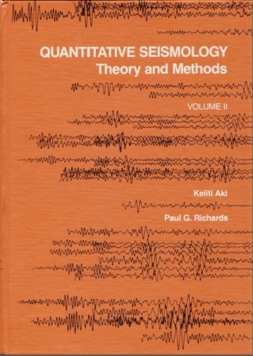 Stock image for Quantitative Seismology : Theory and Methods for sale by Better World Books