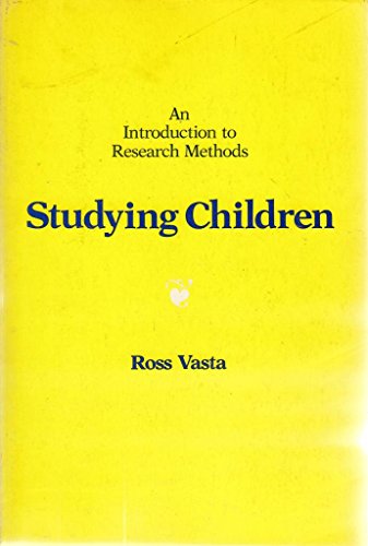 Beispielbild fr Studying Children : An Introduction to Research Methods zum Verkauf von Better World Books