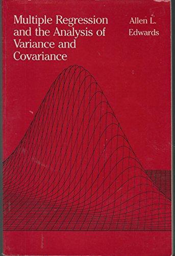 Beispielbild fr Multiple Regression and the Analysis of Variance and Covariance zum Verkauf von Better World Books