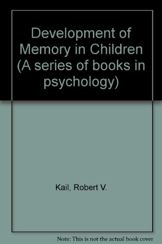 9780716710974: Development of Memory in Children