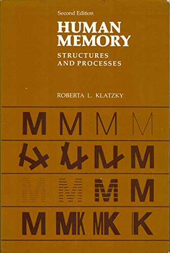 9780716711148: Human Memory: Structures and Processes