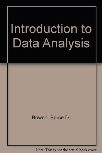 Beispielbild fr Introduction to Data Analysis zum Verkauf von Wonder Book