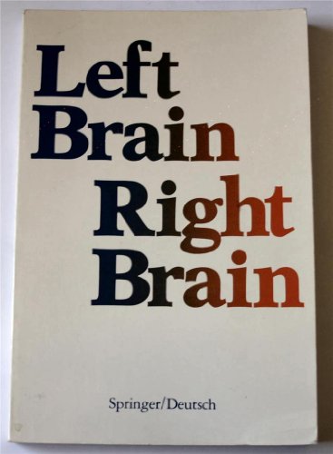 Imagen de archivo de Left Brain, Right Brain (Series of Books in Psychology) a la venta por Wonder Book