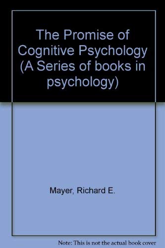 Stock image for The Promise of Cognitive Psychology for sale by Better World Books