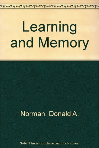 9780716712992: Learning and Memory